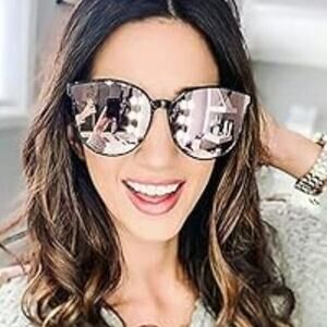 SOJOS Oversized Round Polarized Sunglasses for‎ Women